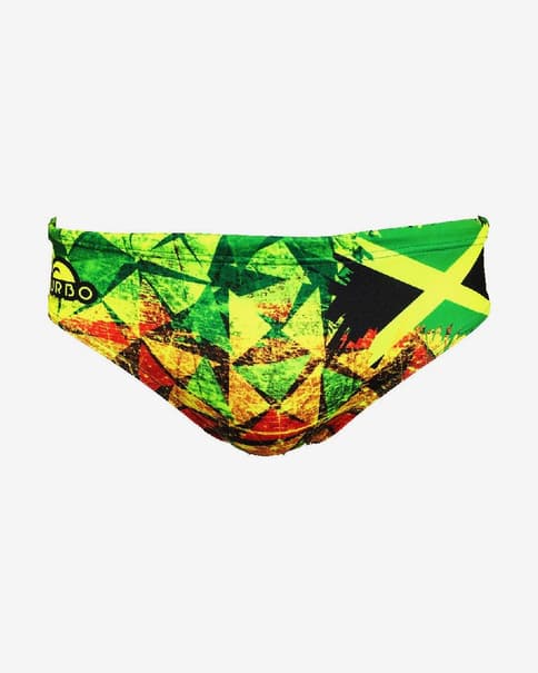 Bañador de waterpolo Turbo WP verde amarillo