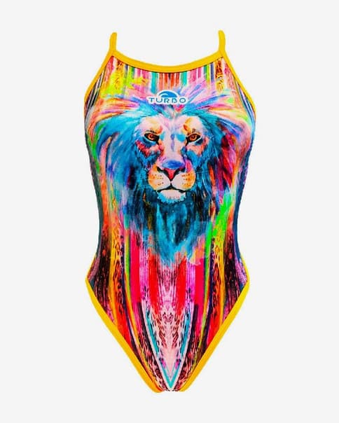 Bañador de natación Turbo King Lion Revolution multicolor mujer