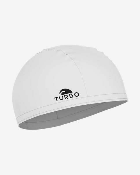 Gorro de natación Turbo Lycra Goma blanco negro