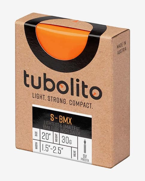 Tubolito S-Tubo BMX binnenband 20x1,5/2,5" Presta ventiel 42 mm oranje