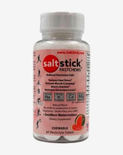 Cápsulas Saltstick Fastchews sabor sandía (1 bote con 60 unidades)