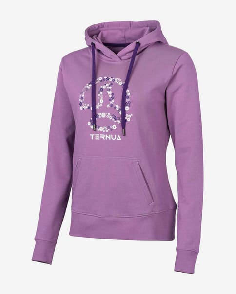 Sudadera con capucha Ternua Bridgy lila mujer