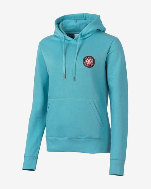 Sudadera con capucha Ternua Port Anne azul turquesa mujer