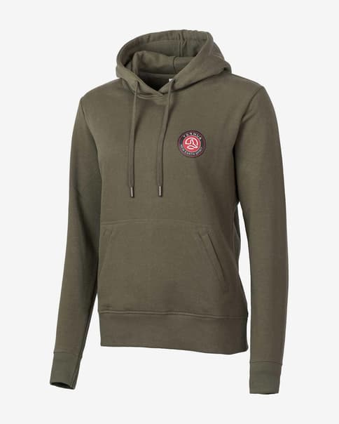 Sudadera con capucha Ternua Port Anne verde oscuro mujer