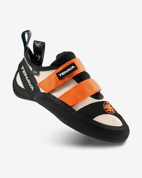 Pies de gato Tenaya Ra negro naranja beige