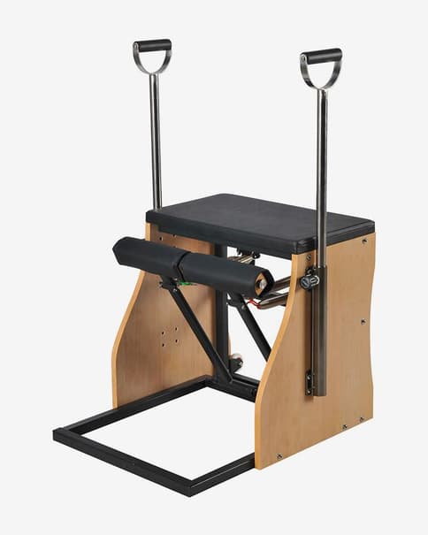 Silla de pilates Elina Pilates Combo Chair acero negro