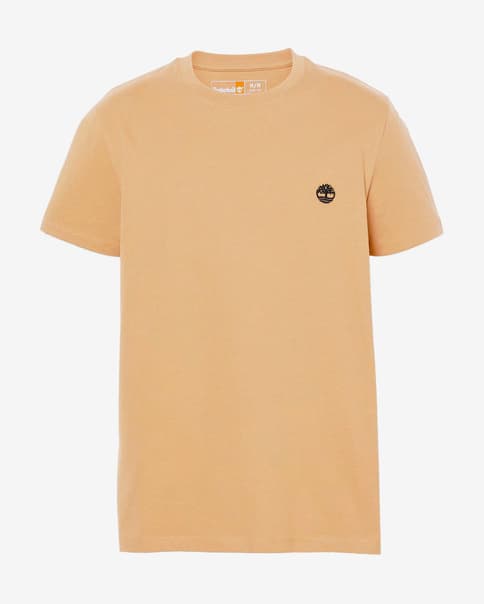 Camiseta Timberland Dunstan River Crew manga corta amarillo trigo
