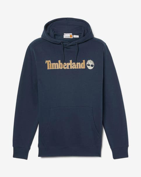 Sudadera con capucha Timberland Kennebec River Linear Logo azul marino