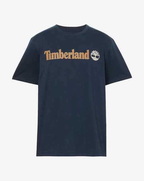 Camiseta Timberland Kennebec River Linear Logo manga corta azul marino
