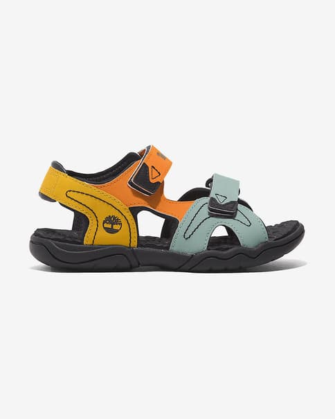 Sandalias Timberland Adventure Seeker Backstrap naranja amarillo azul junior