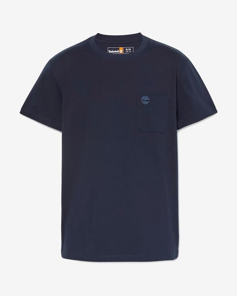Camiseta Timberland Dunstan River Pocket manga corta azul noche