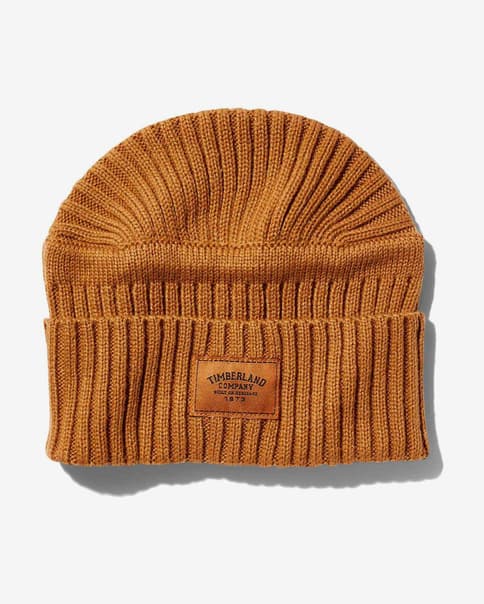 Gorro Timberland Ribbed naranja