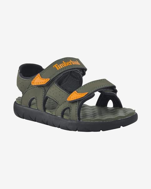 Sandalias Timberland Perkins Row 2-Strap verde amarillo bebé
