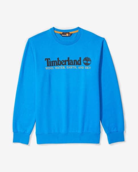 Sudadera Timberland WWES Crew Neck azul eléctrico