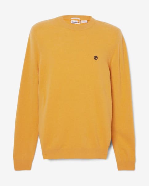 Jersey Timberland Cohas Brook Merino Crew amarillo sol