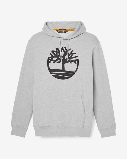 Sudadera con capucha Timberland Core Logo gris claro