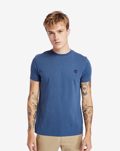 Camiseta Timberland Dunstan River Crew manga corta azul marino