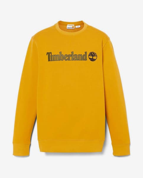 Sudadera Timberland Kennebec River Linear Logo amarillo