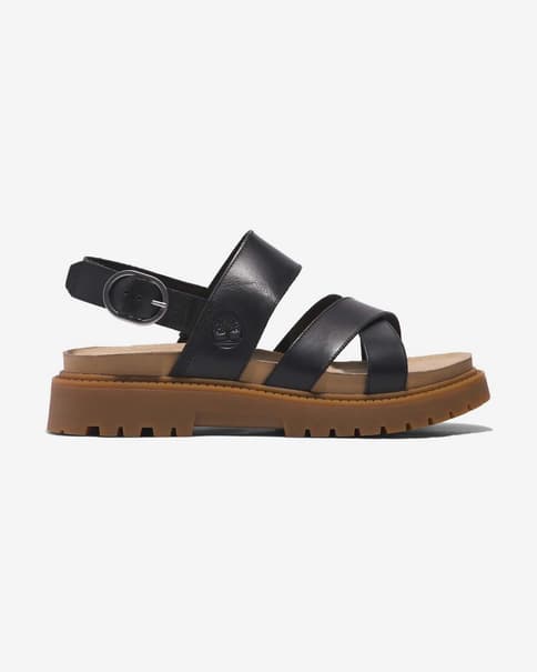 Sandalias Timberland Clairemont Way Cross Strap negro mujer