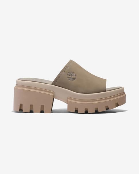 Sandalias Timberland Everleigh Slide marrón claro mujer