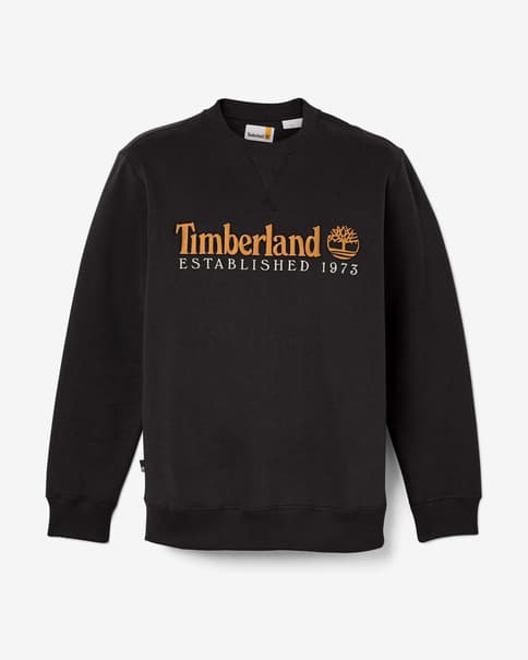 Sudadera Timberland Established 1973 Crew negro