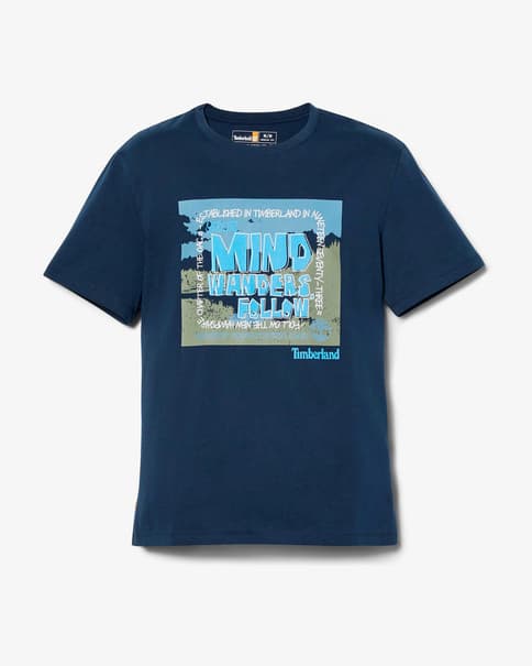 Camiseta Timberland Outdoor Graphic manga corta azul marino