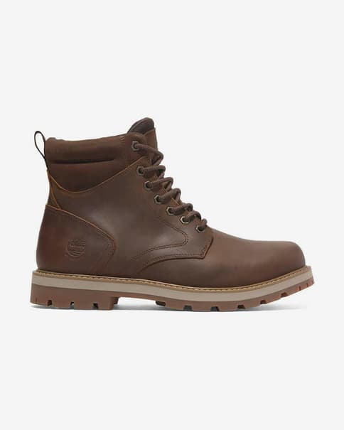 Botas Timberland Britton Road Mid Lace Up Waterproof marrón oscuro