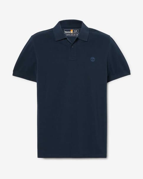 Polo Timberland Millers River Pique manga corta azul marino