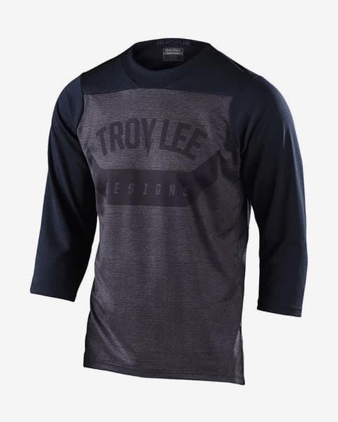 Maillot Troy Lee Designs Ruckus Arc manga 3/4 gris claro negro