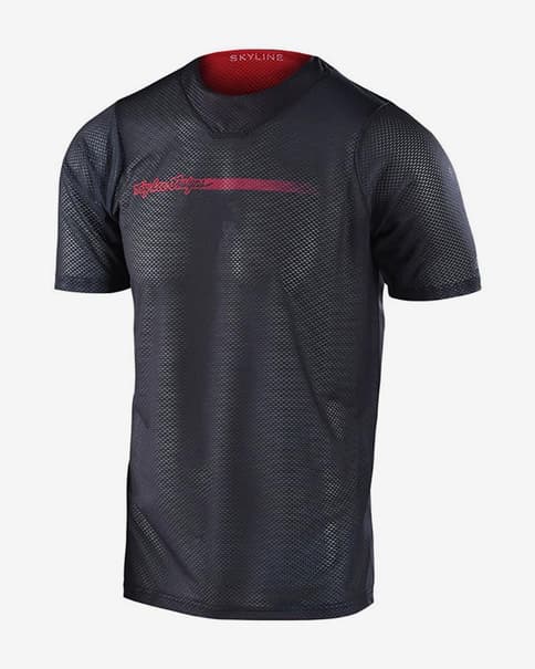Maillot Troy Lee Designs Skiline Air SRAM manga corta negro gris