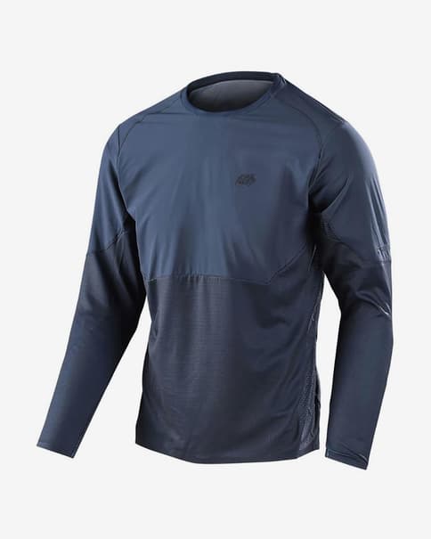 Maillot Troy Lee Designs Drift manga larga azulado