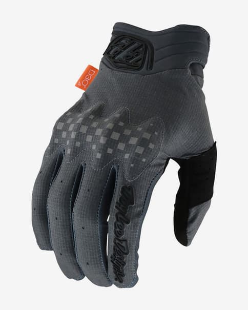 Guantes largos Troy Lee Designs Gambit gris negro oscuro