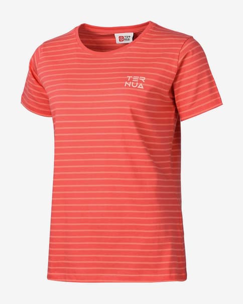 Camiseta Ternua Witless manga corta rojo salmón mujer