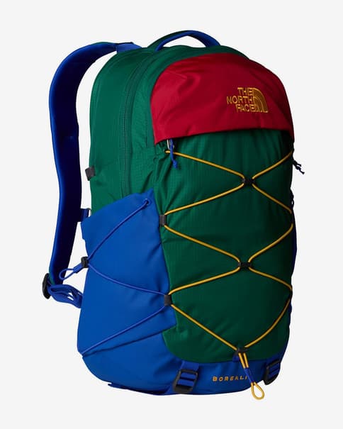 Mochila The North Face Borealis 28L verde escuro vermelho azul