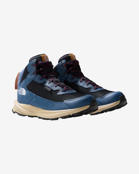 The North Face Fastpack Hiker Mid Waterproof Boots Blue Black Kids