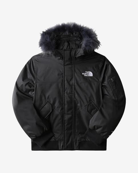 Chaqueta con capucha The North Face Gotham negro infantil