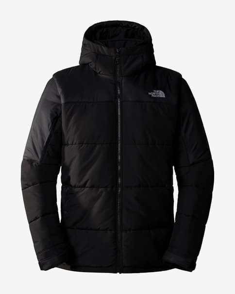 Jakke med hætte The North Face Circular Diablo ren sort