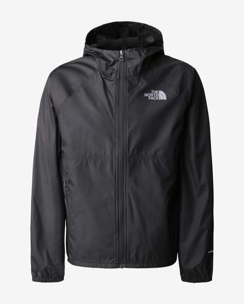 Chaqueta chubasquero con capucha The North Face Never Stop negro infantil