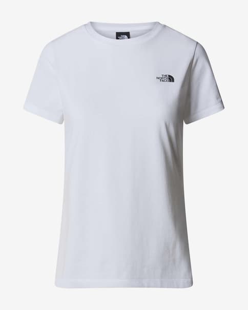 ★THE NORTH FACE★ Korean Short Sleeve T-shirt WHITE NT7UR60 Women's Dune Sky Short-Sleeve | The North Face