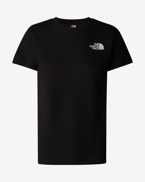Camiseta The North Face Redbox manga corta negro blanco mujer