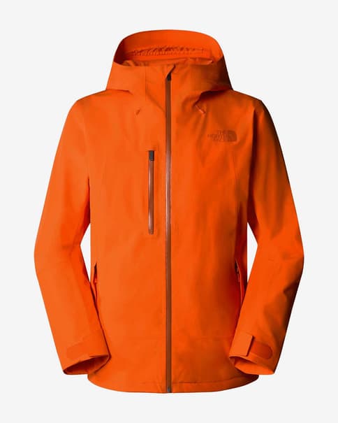 Chaqueta con capucha The North Face Descendit naranja