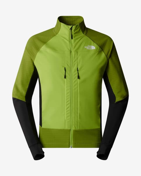 Jakke The North Face Dawn Turn Softshell Full Zip limegrøn sort