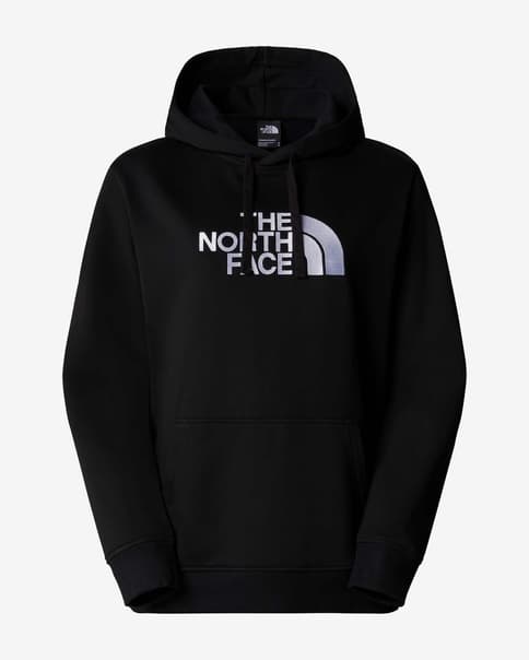 Sudadera con capucha The North Face Drew Peak negro blanco mujer