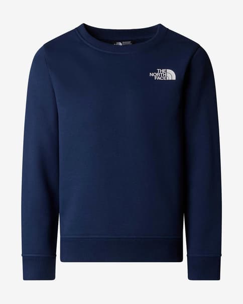 Sudadera The North Face Redbox Regular Crew azul océano rojo infantil