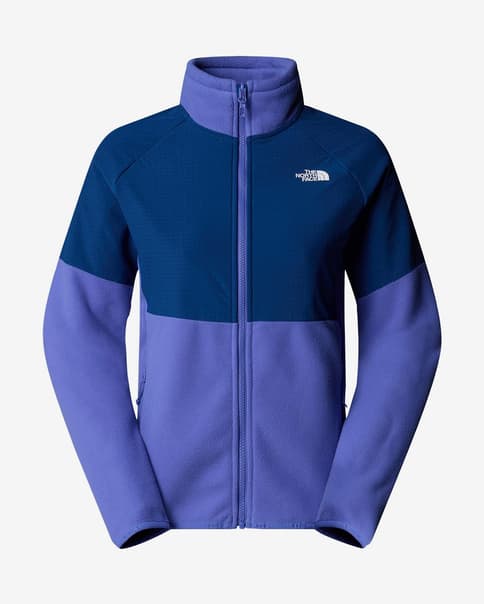 Forro polar The North Face Glacier Heavyweight Full Zip azul oscuro lila claro mujer