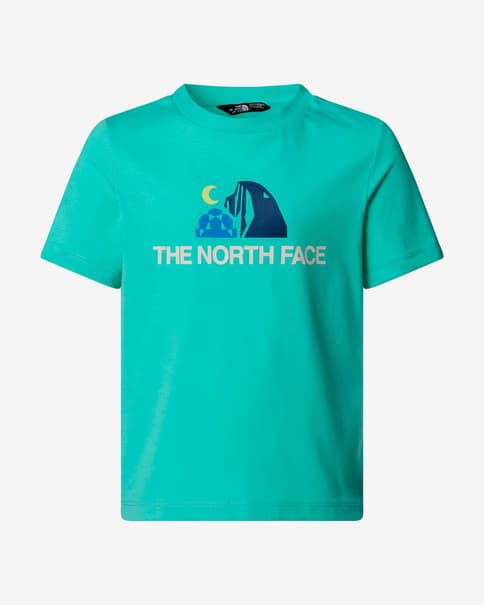 The North Face Graphic t-shirt kortærmet turkisgrøn børn