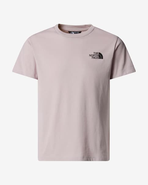 The North Face Simple Dome t-shirt kortærmet hvid lilla børn