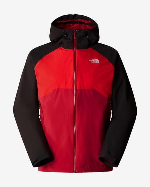 Jakke The North Face Stratos DryVent rød sort orange