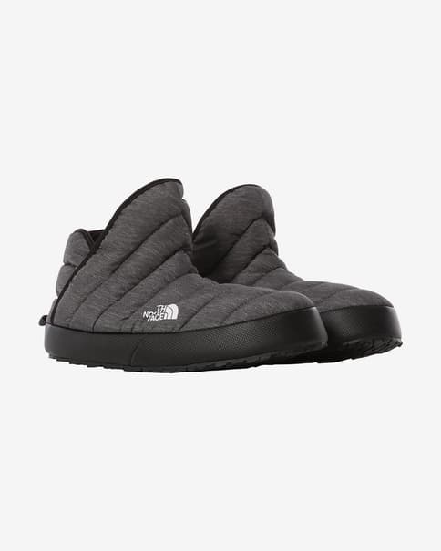 Pantuflas The North Face ThermoBall Traction Booties gris oscuro negro mujer