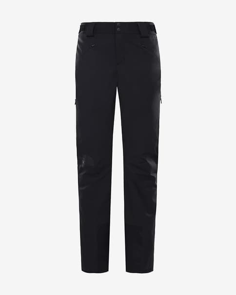Pantalón largo The North Face Lenado negro logo gris mujer